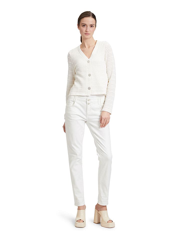 CARTOON Dżinsy - Slim fit - w kolorze białym rozmiar: 38