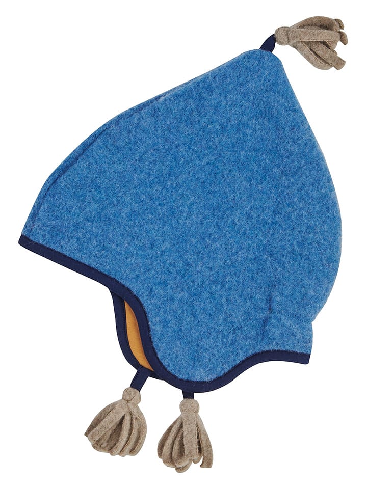 finkid Czapka "PIPO WOOL" w kolorze niebieskim rozmiar: 52 cm