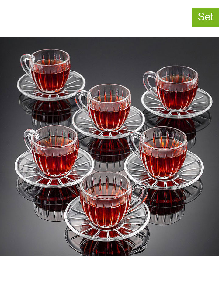 Violeta Home Filiżanki (6 szt.) do herbaty - 155 ml rozmiar: onesize