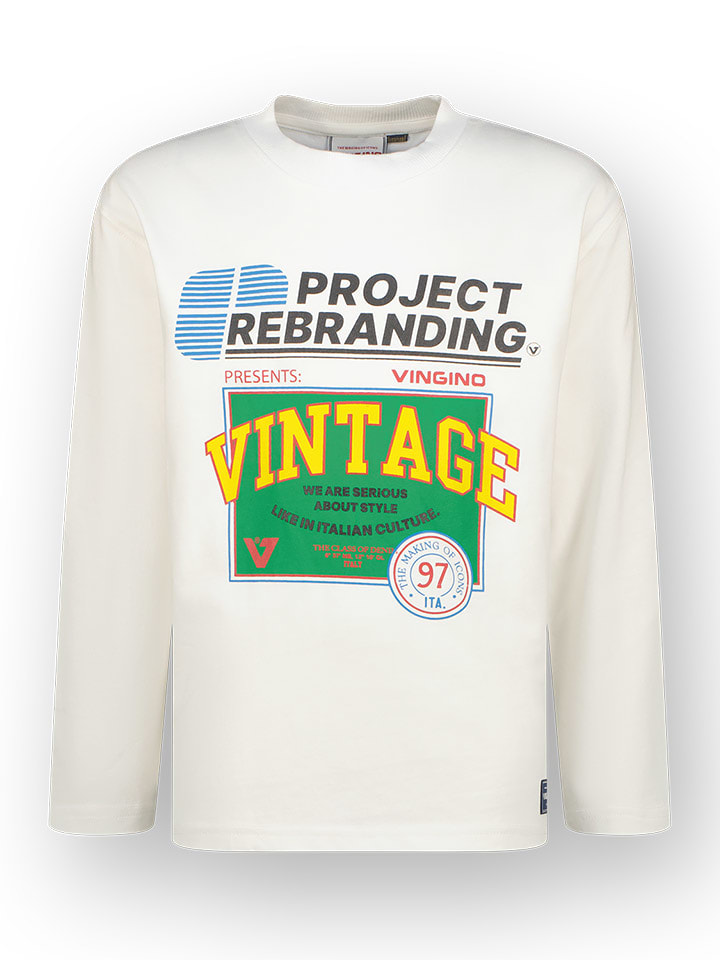 Vingino Koszulka "Hyke" w kolorze białym rozmiar: 128