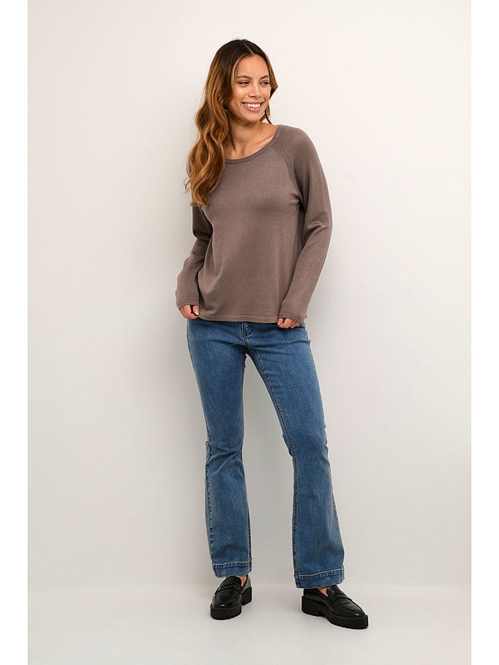 CULTURE Sweter w kolorze beżowym rozmiar: XL