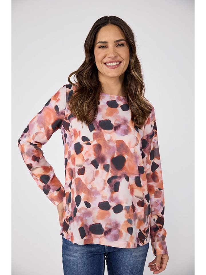 LIEBLINGSSTÜCK Bluzka "Onella" w kolorze jasnoróżowo-czarnym rozmiar: 42