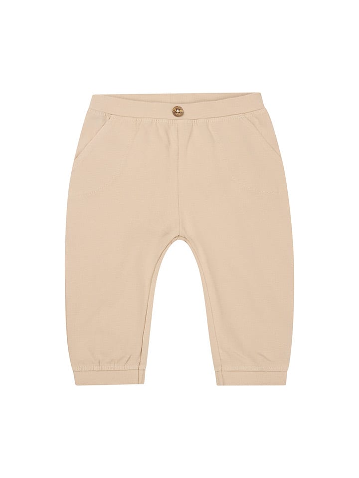 Noppies Spodnie dresowe "Oderzo" w kolorze beżowym rozmiar: 92