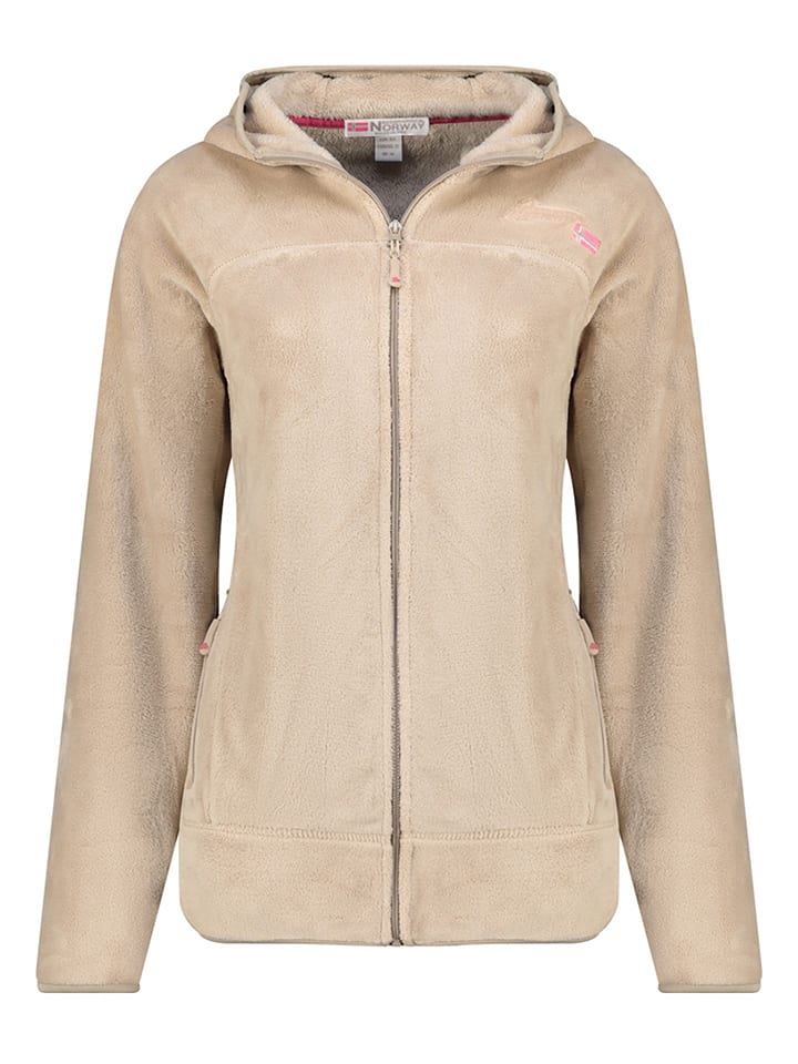 Geographical Norway Kurtka polarowa "Upalood" w kolorze beżowym rozmiar: S