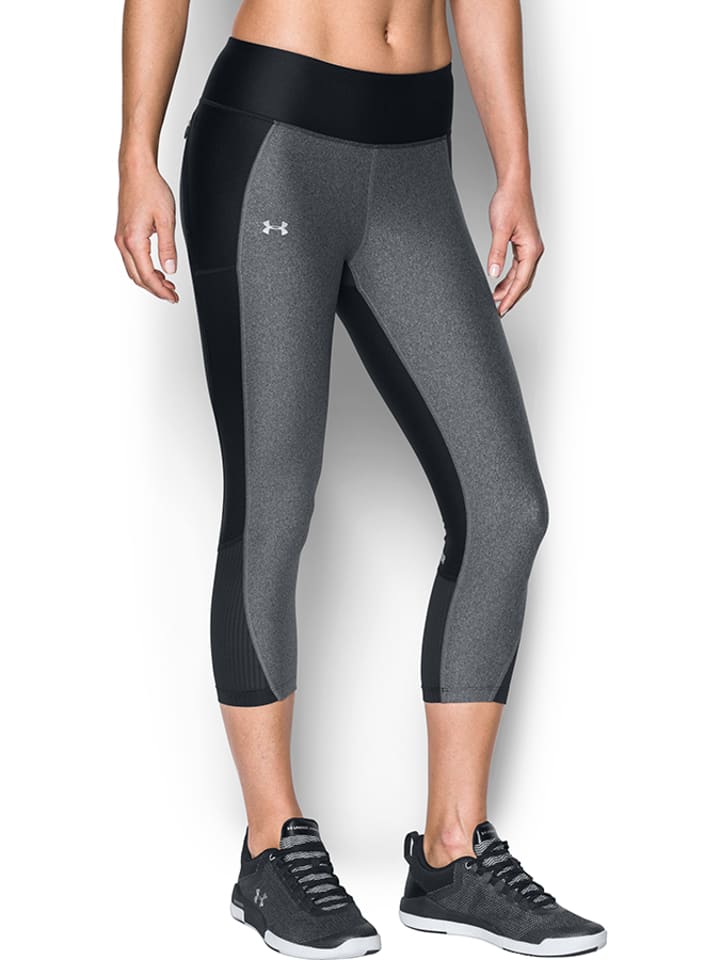 Under Armour Legginsy w kolorze szaro-czarnym rozmiar: XS