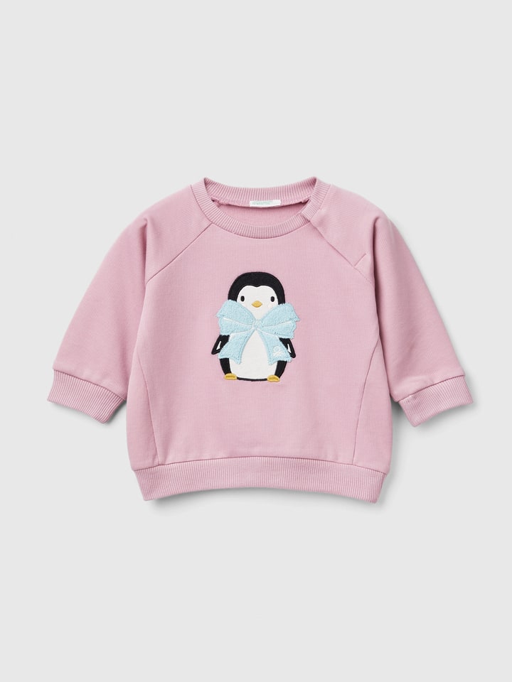 Benetton Bluza w kolorze jasnoróżowym rozmiar: 68