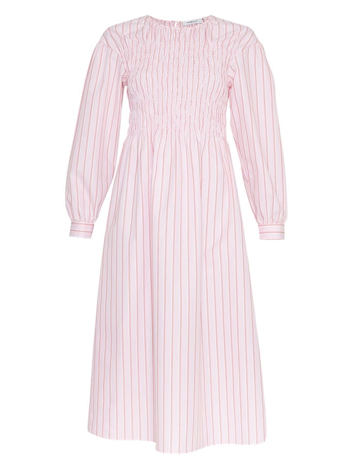 MOSS COPENHAGEN Sukienka "Haida" w kolorze jasnoróżowym rozmiar: M