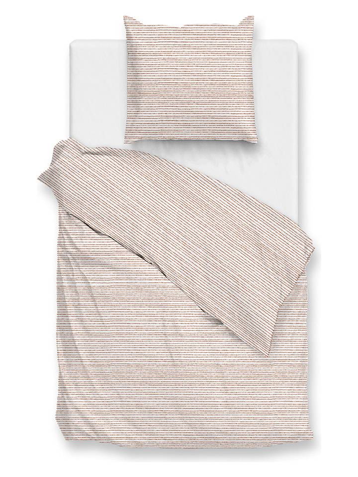 Zo!Home Komplet pościeli "Striscia" w kolorze kremowym rozmiar: 135x200 cm