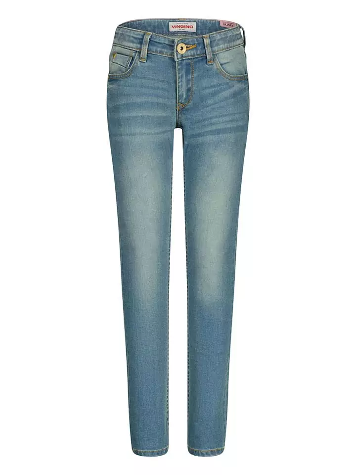 Vingino Dżinsy - Skinny fit - w kolorze niebieskim rozmiar: 116