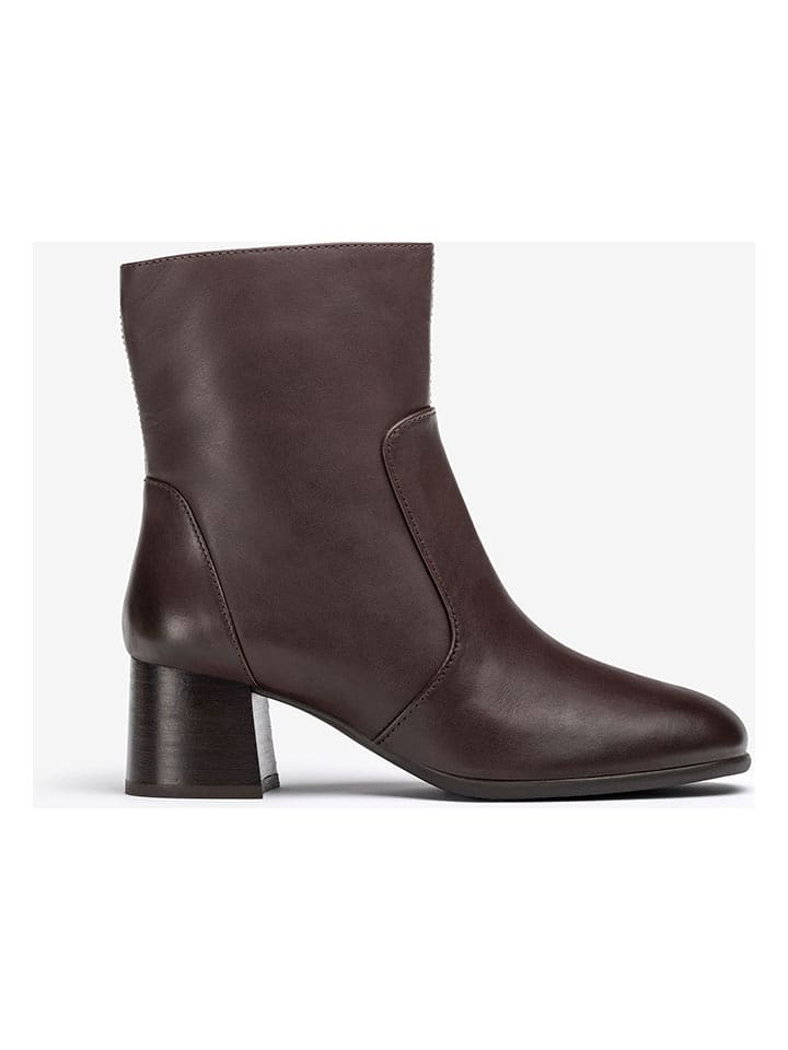 Unisa Skórzane botki w kolorze brązowym rozmiar: 39