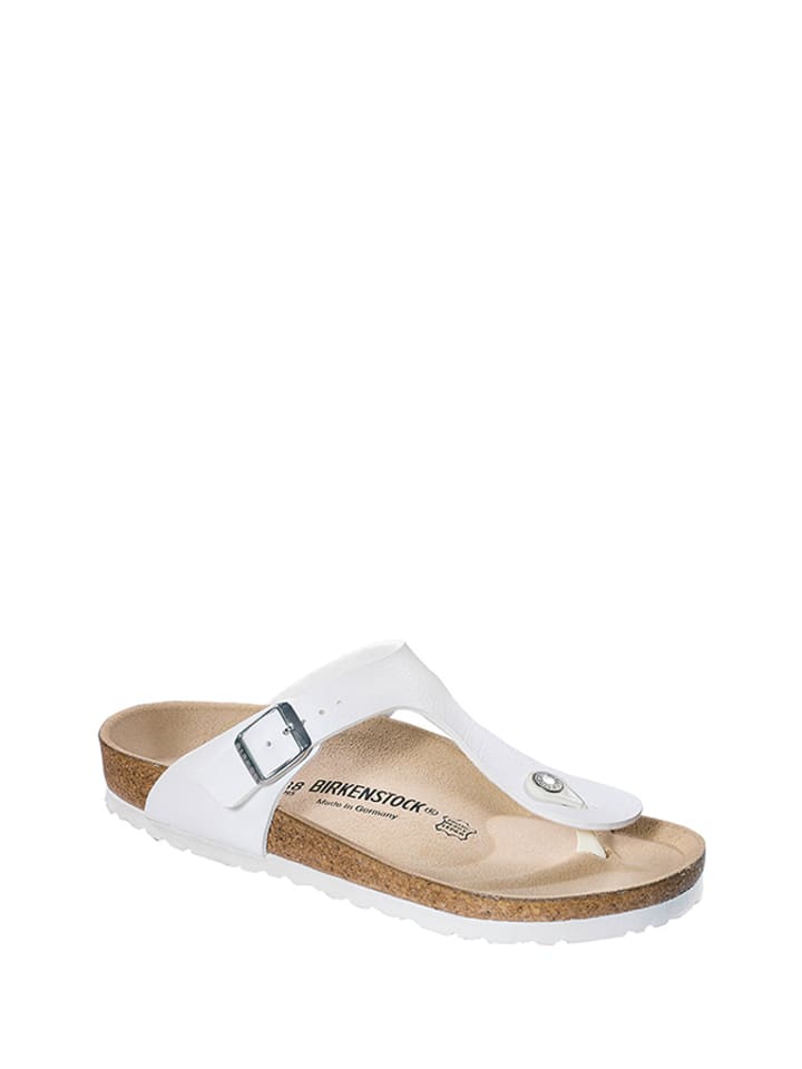 Birkenstock Japonki w kolorze białym rozmiar: 38