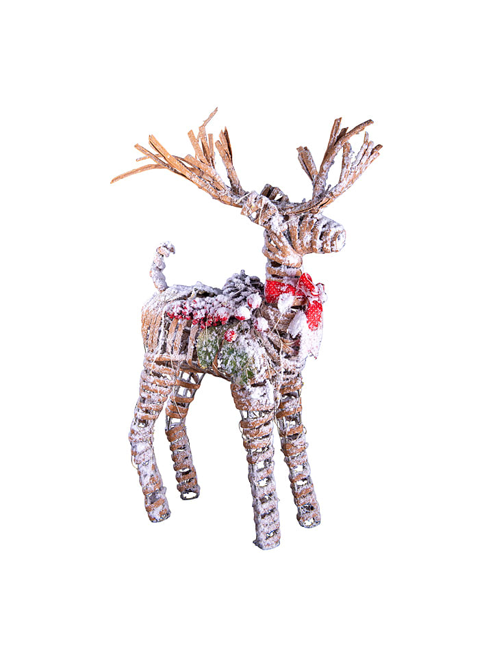 näve Lampa dekoracyjna LED w kolorze jasnobrązowym - 40 x 40 x 10 cm rozmiar: onesize