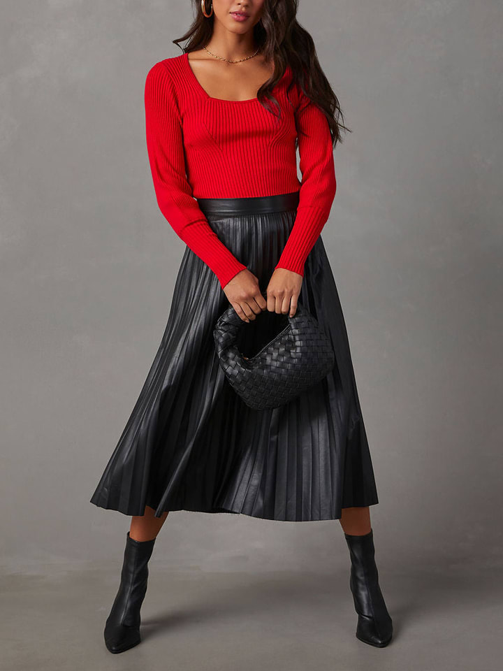 LA Angels Sweter w kolorze czerwonym rozmiar: M