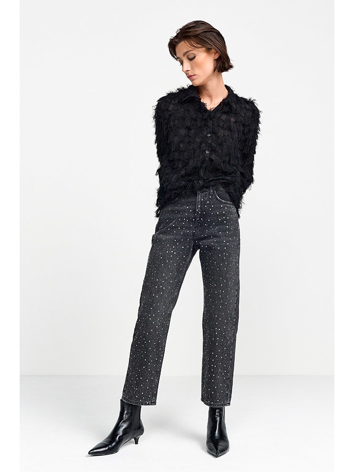 Rich & Royal Bluzka w kolorze czarnym rozmiar: 34