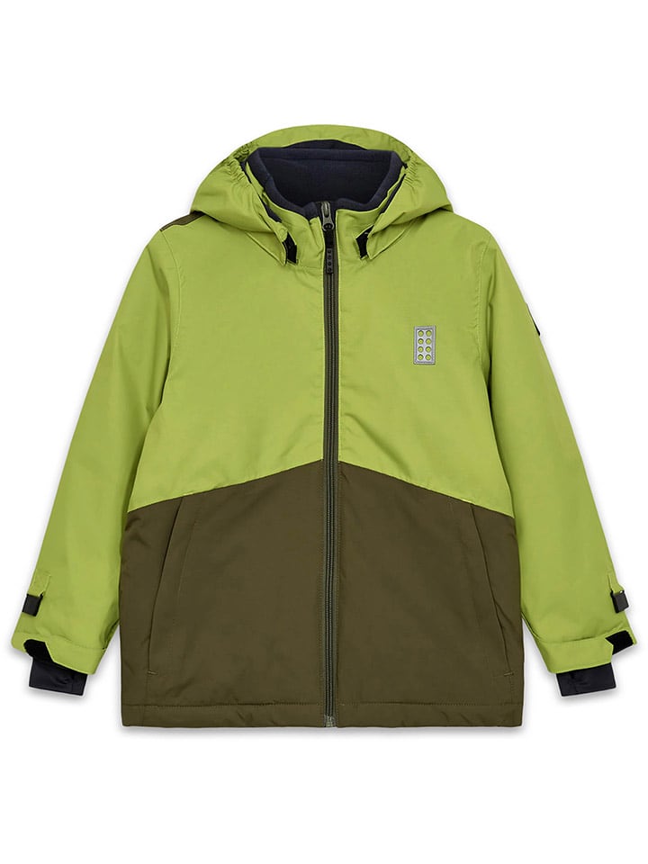 LEGO Kurtka narciarska "Jad 703" w kolorze zielono-oliwkowym rozmiar: 104