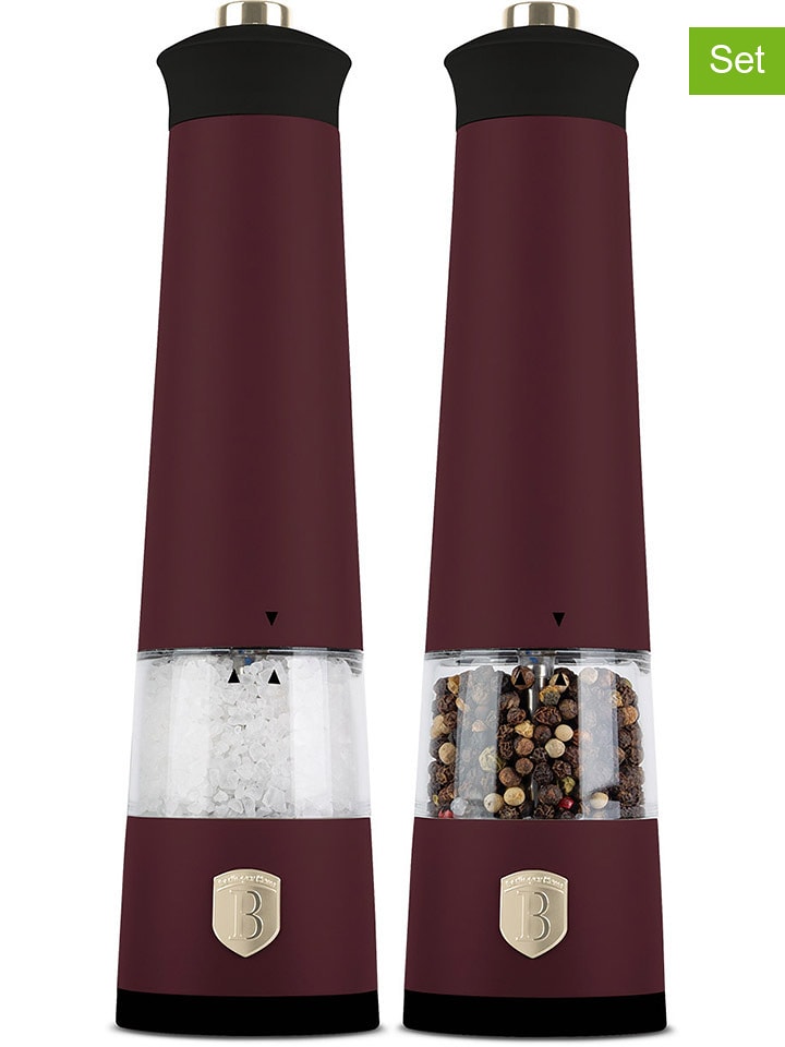Berlinger Haus Młynki (2 szt.) w kolorze bordowym do pieprzu i soli rozmiar: onesize