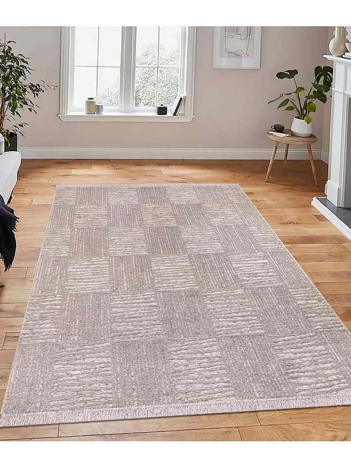 Mioli Dywan w kolorze szarym z juty rozmiar: 120x180 cm