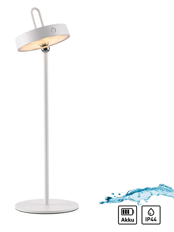 Just Light Lampa stołowa LED "Amag" w kolorze białym - wys. 47,2 x Ø 15 cm rozmiar: onesize