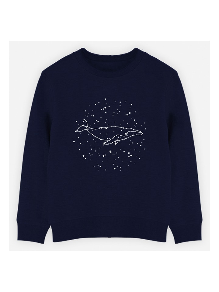 WOOOP Bluza "Whale Constellation" w kolorze granatowym rozmiar: 140