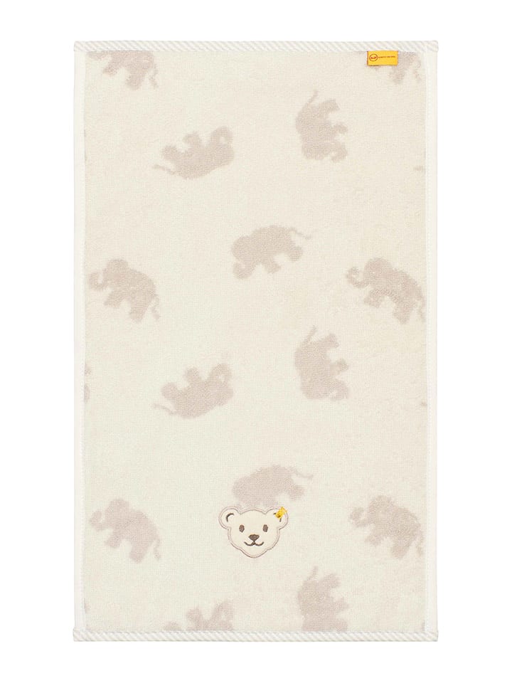 Steiff Ręcznik w kolorze kremowo-beżowym do rąk - 36 x 24 x 4 cm rozmiar: onesize