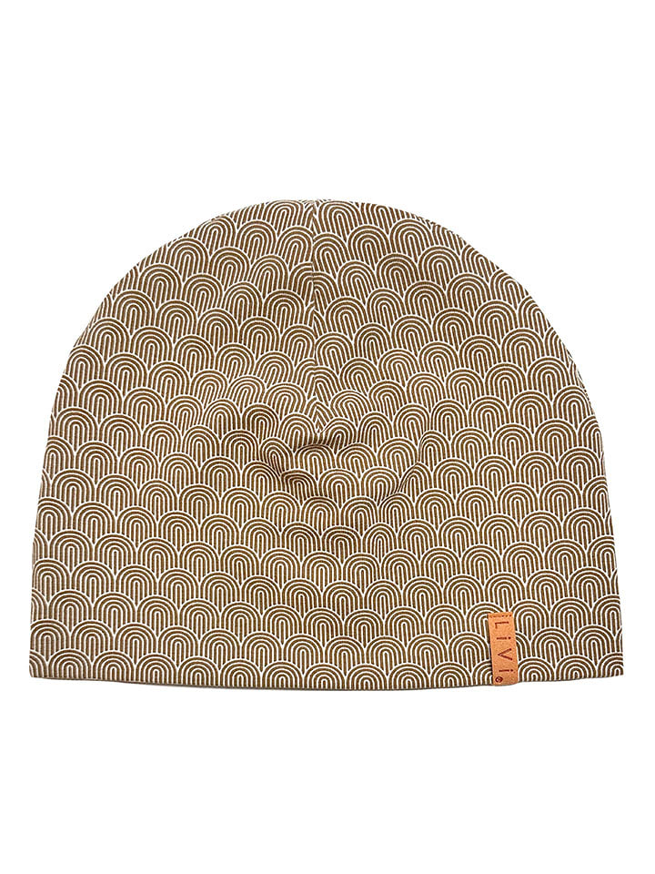 LiVi Czapka beanie "Rainbow" w kolorze khaki rozmiar: 46-48 cm
