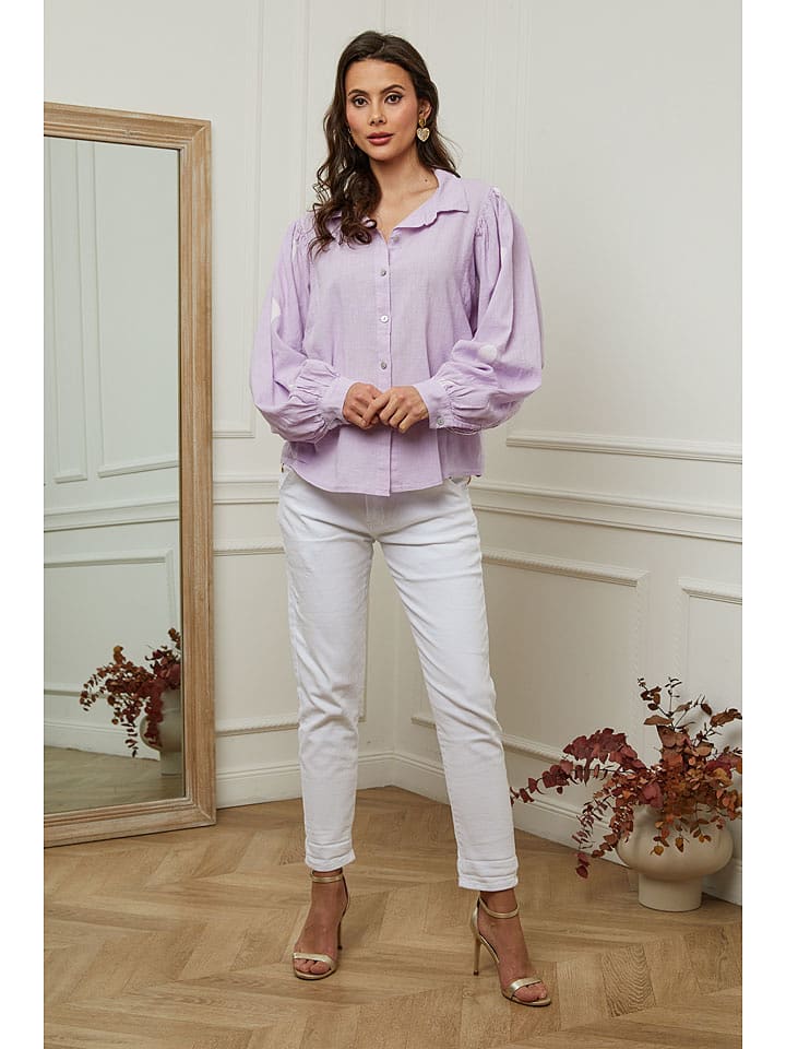 Plume Bluzka "Bamba" w kolorze lawendowym rozmiar: S