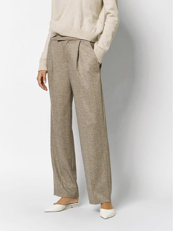 Rosner Spodnie "Mara" w kolorze karmelowym rozmiar: 42/L32