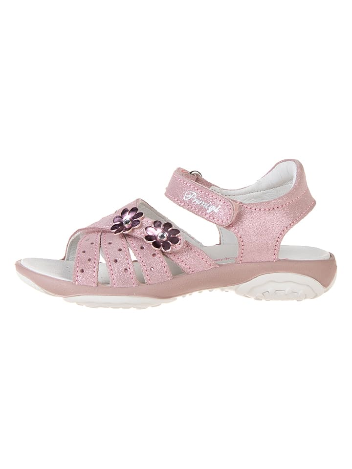 Primigi Skórzane sandały w kolorze jasnoróżowym rozmiar: 30