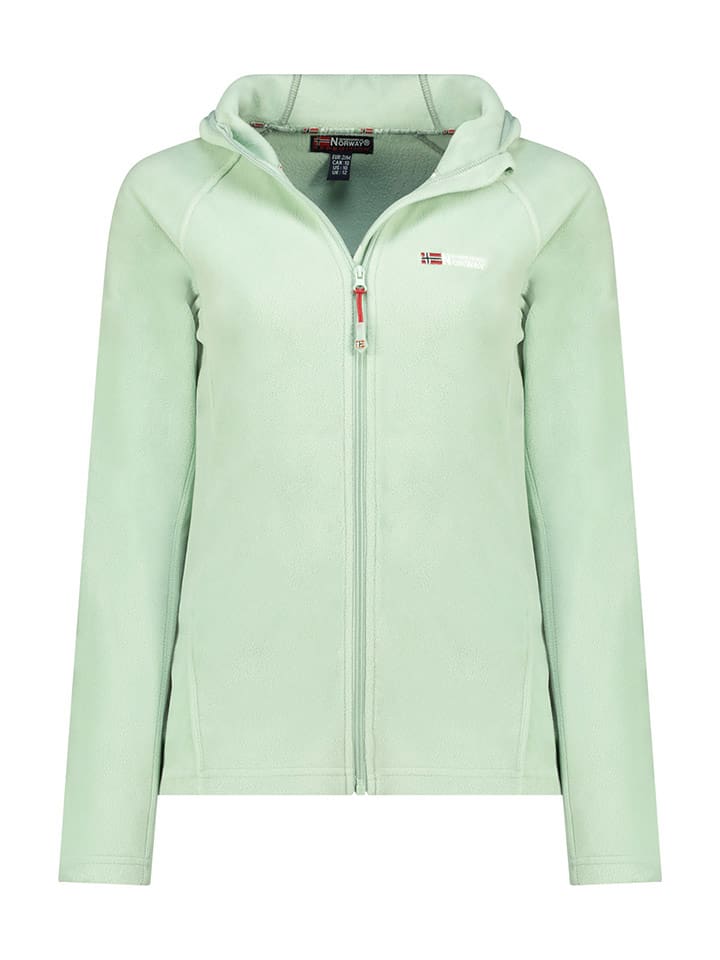 Geographical Norway Kurtka polarowa "Tugood" w kolorze jasnozielonym rozmiar: L