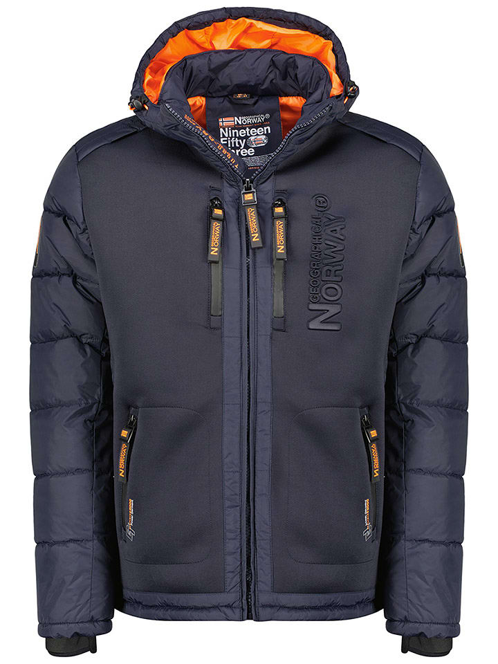 Geographical Norway Kurtka zimowa "Beachwood" w kolorze granatowym rozmiar: XXL