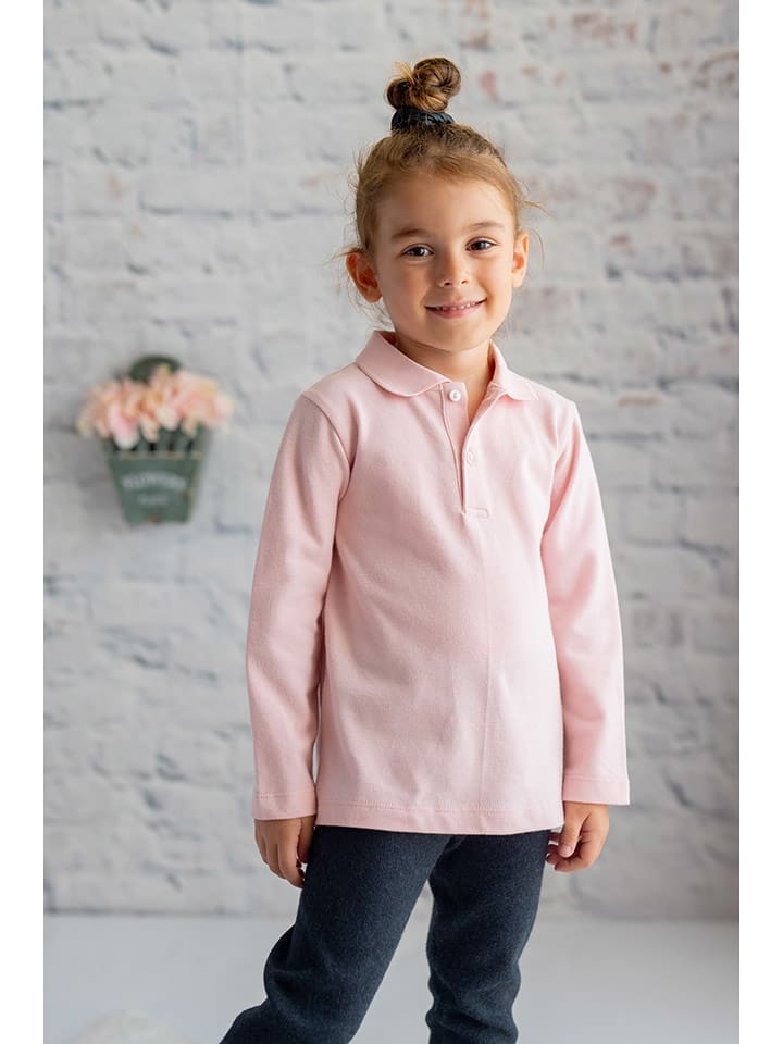 Percy Jay Koszulka polo w kolorze jasnoróżowym rozmiar: 146/152