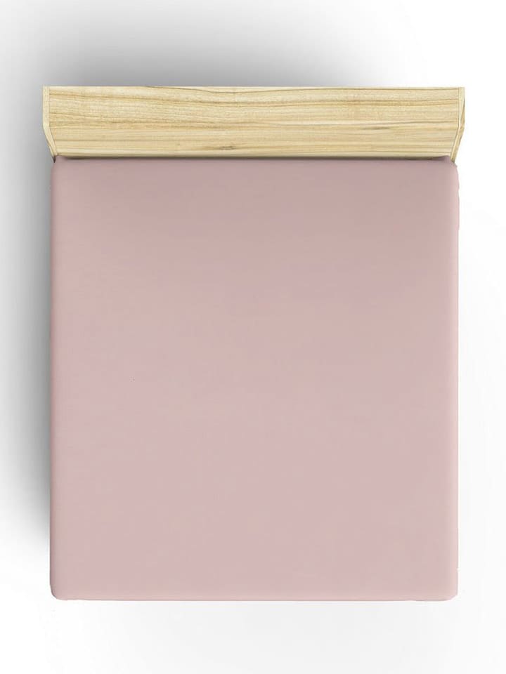 Elizabed Prześcieradło renforcé w kolorze jasnoróżowym na gumce rozmiar: 130x190 cm