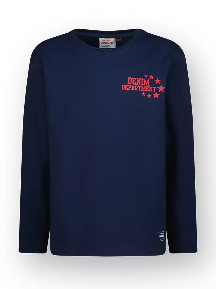 Vingino Koszulka "Hade" w kolorze granatowym rozmiar: 152