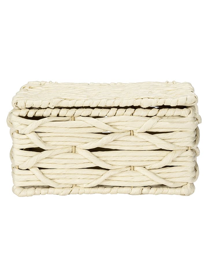 Wenko Pojemnik "Vabriano" w kolorze beżowym na przechowywanie - 19 x 10 x 14 cm rozmiar: onesize