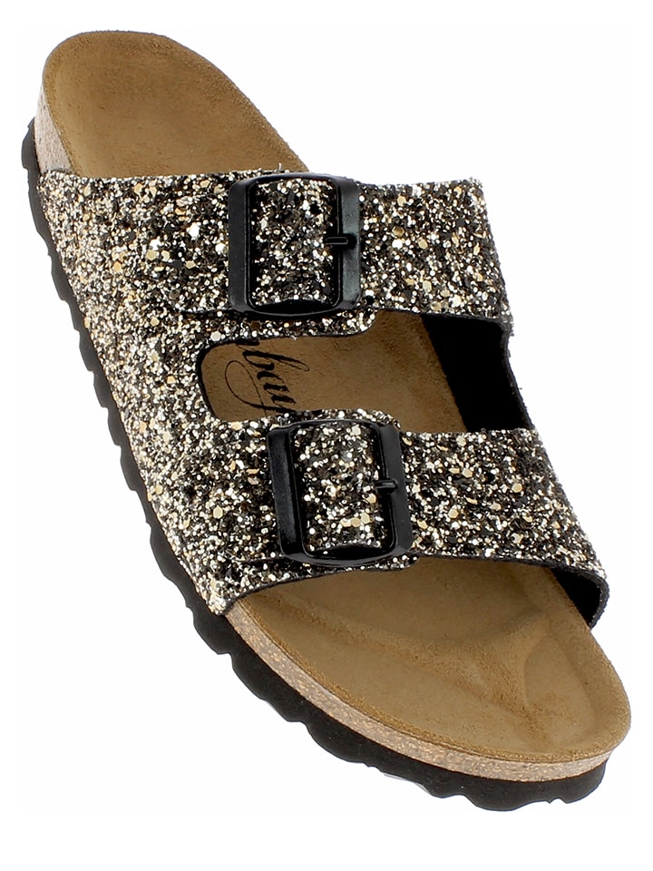 Sunbay Klapki "Trefle" w kolorze złotym rozmiar: 36