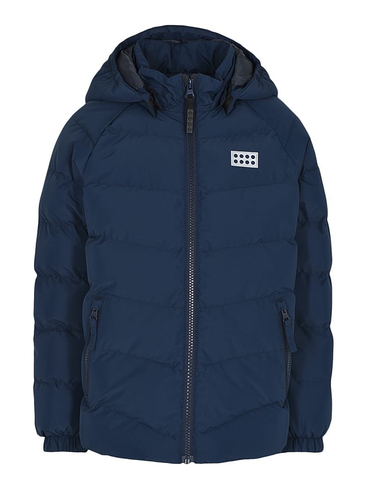 LEGO Kurtka zimowa "Jipe 704" w kolorze granatowym rozmiar: 146