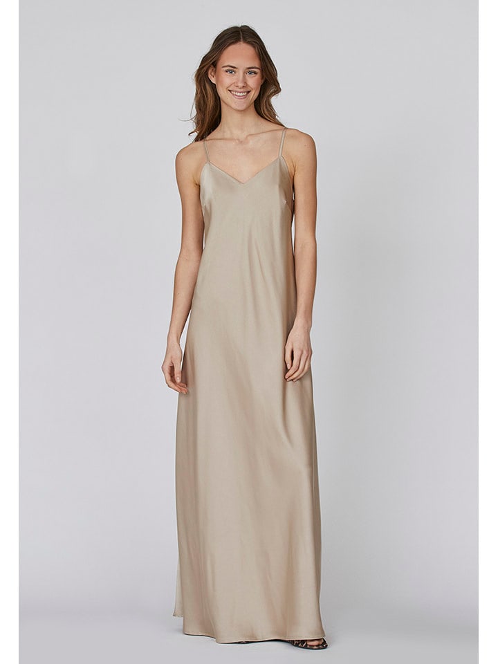 SisterS point Sukienka w kolorze beżowym rozmiar: XS