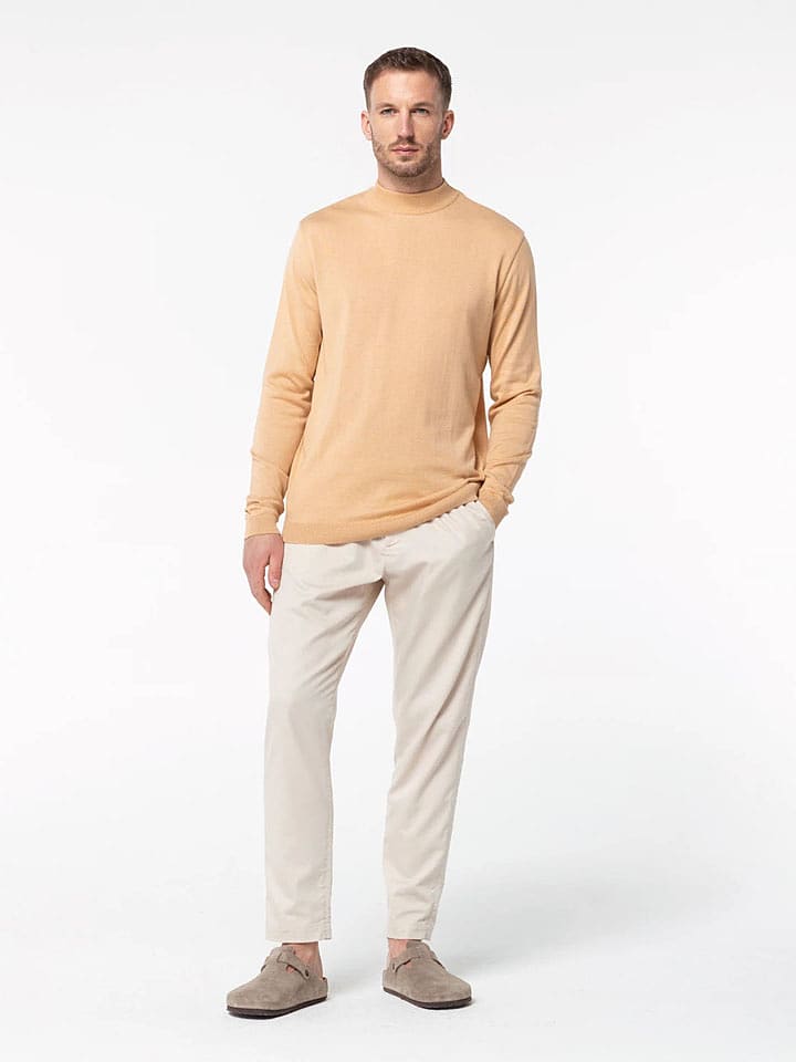 Basiclo Sweter w kolorze jasnobrązowym rozmiar: XL