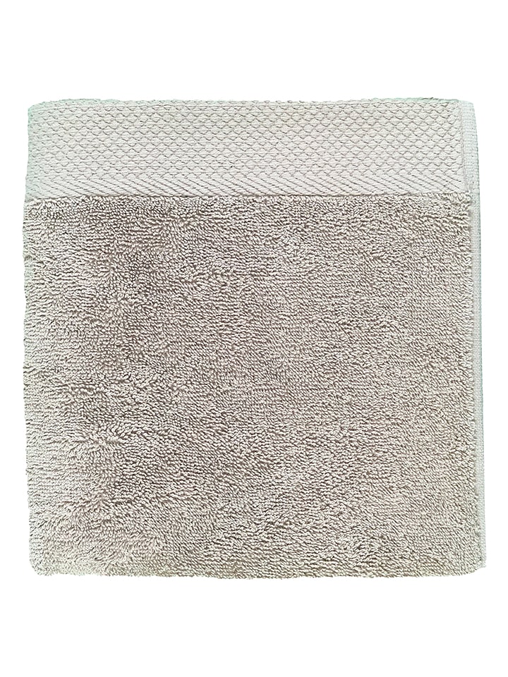 Soft by Perle de Coton Ręcznik "Epo" w kolorze beżowym do rąk rozmiar: 100x180 cm