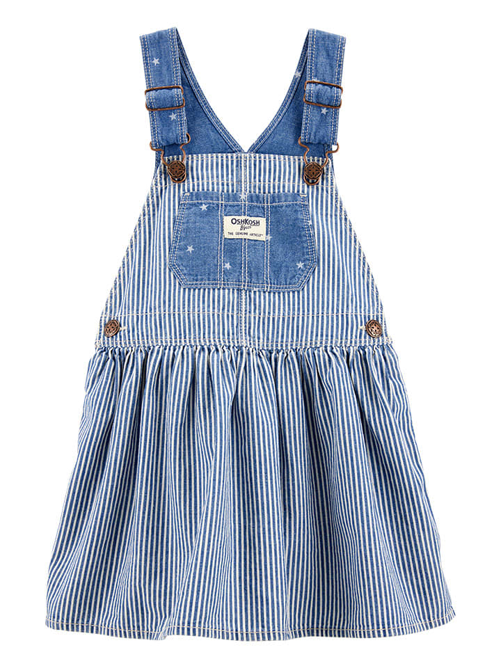 OshKosh Sukienka-ogrodniczka dżinsowa w kolorze niebieskim rozmiar: 68
