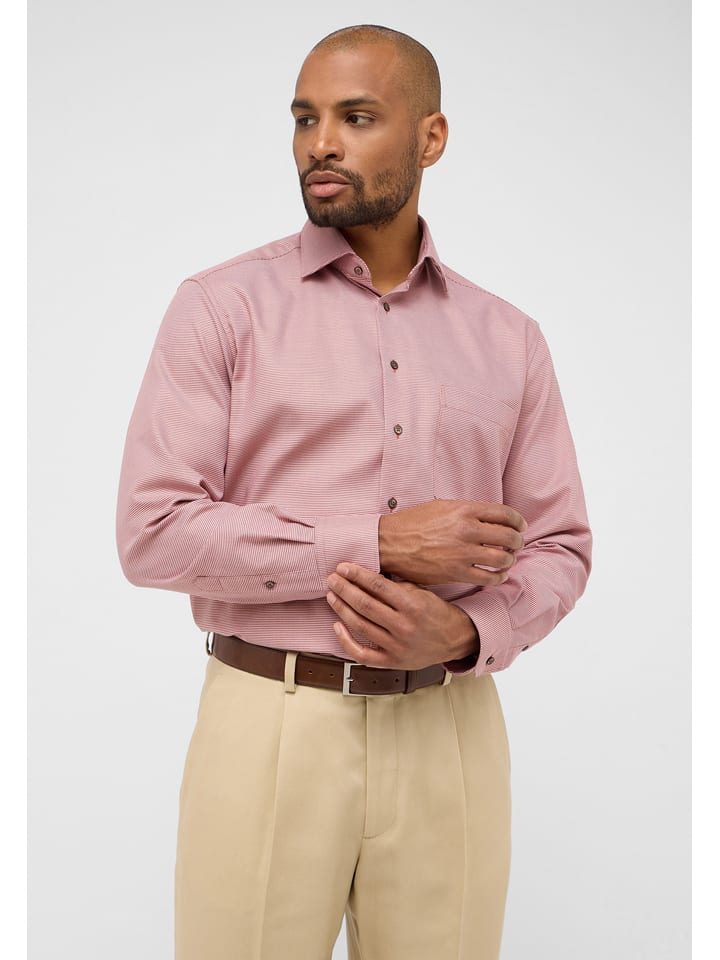 Eterna Koszula - Comfort fit - w kolorze czerwonym rozmiar: 48