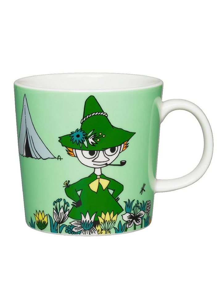 Moomin Kubek "Snuffkin - 80 Box" w kolorze zielonym - 300 ml rozmiar: onesize