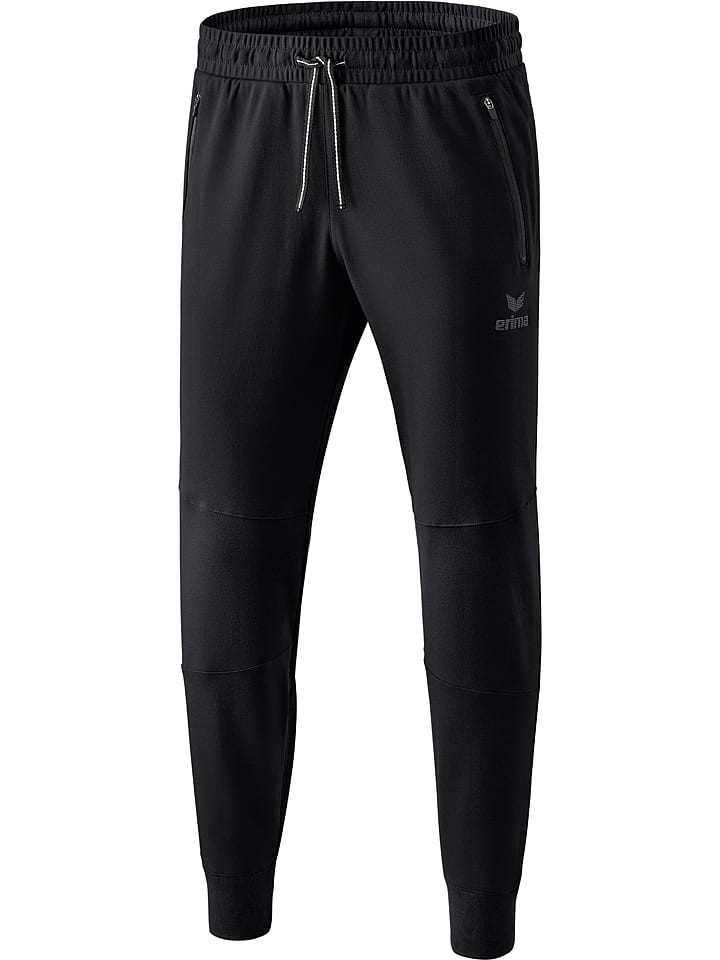 erima Spodnie dresowe "Essential" w kolorze czarnym rozmiar: M