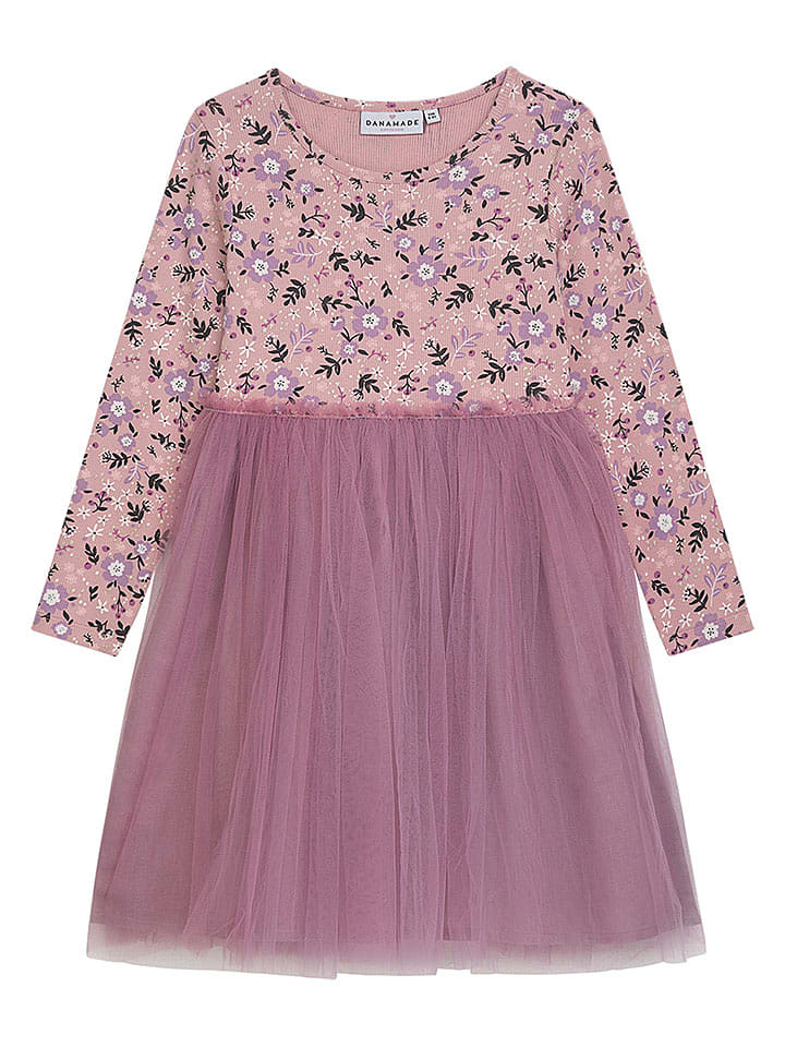 Danamade Sukienka "Dora" w kolorze fioletowym rozmiar: 116