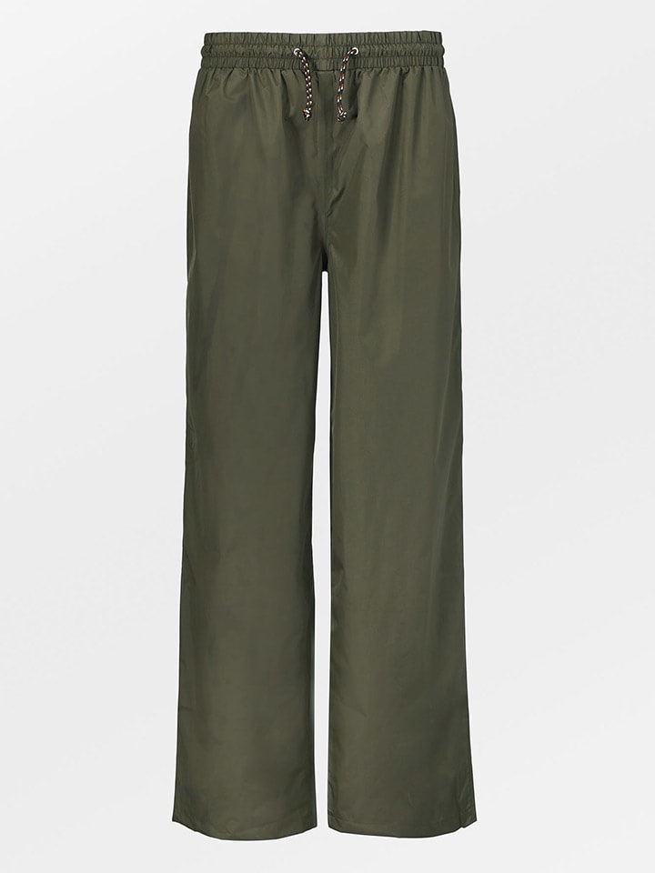 Becksöndergaard Spodnie przeciwdeszczowe "Solid Maggie" w kolorze khaki rozmiar: L