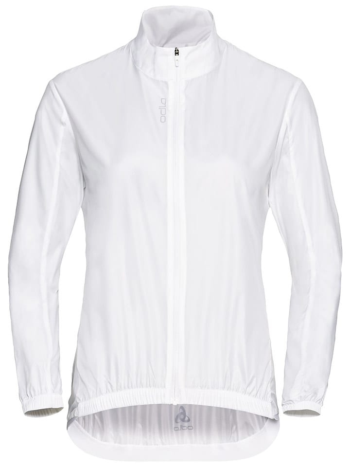 Odlo Kurtka przeciwwiatrowa "Essential Windproof" w kolorze białym rozmiar: M