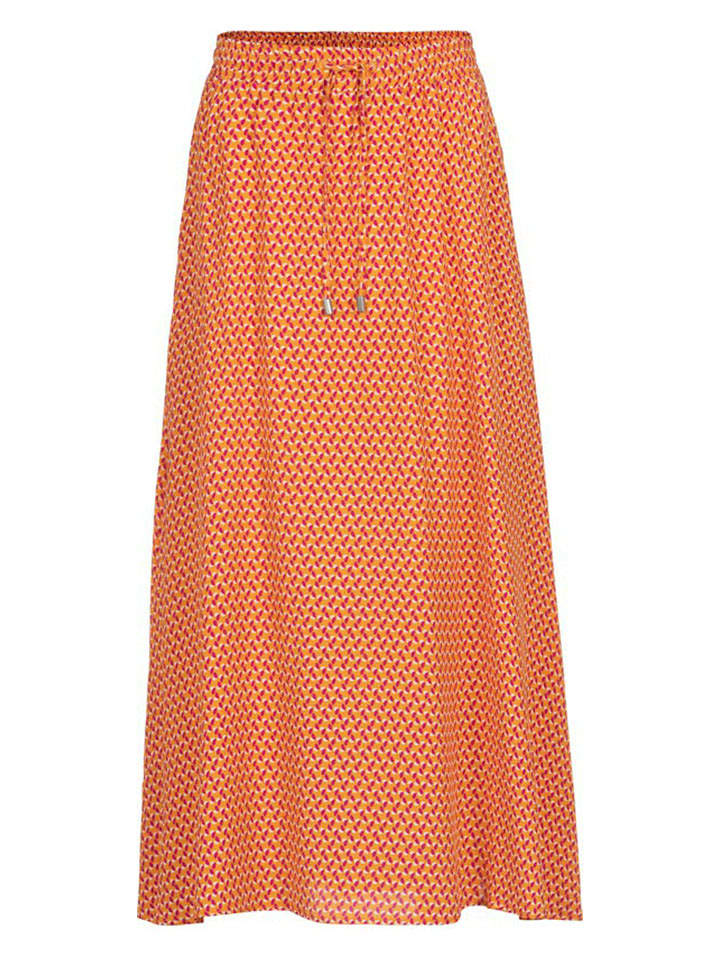 Herrlicher Spódnica w kolorze pomarańczowo-biało-czerwonym rozmiar: XL