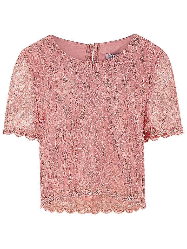 happy girls by Eisend Koszulka w kolorze szaroróżowym rozmiar: 140