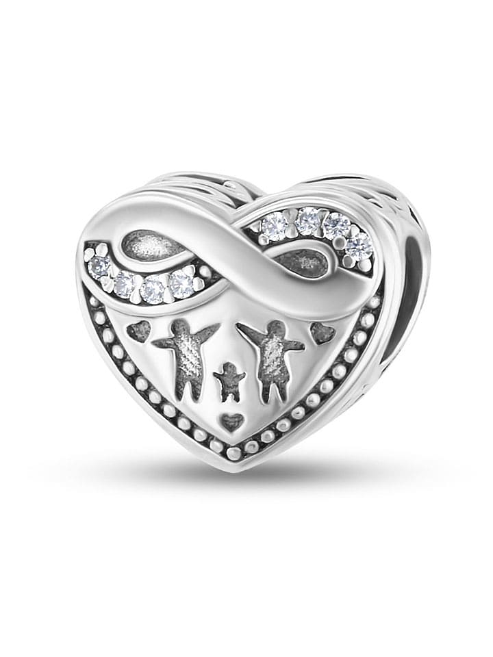 CHARM'S Srebrny charms z cyrkoniami rozmiar: onesize