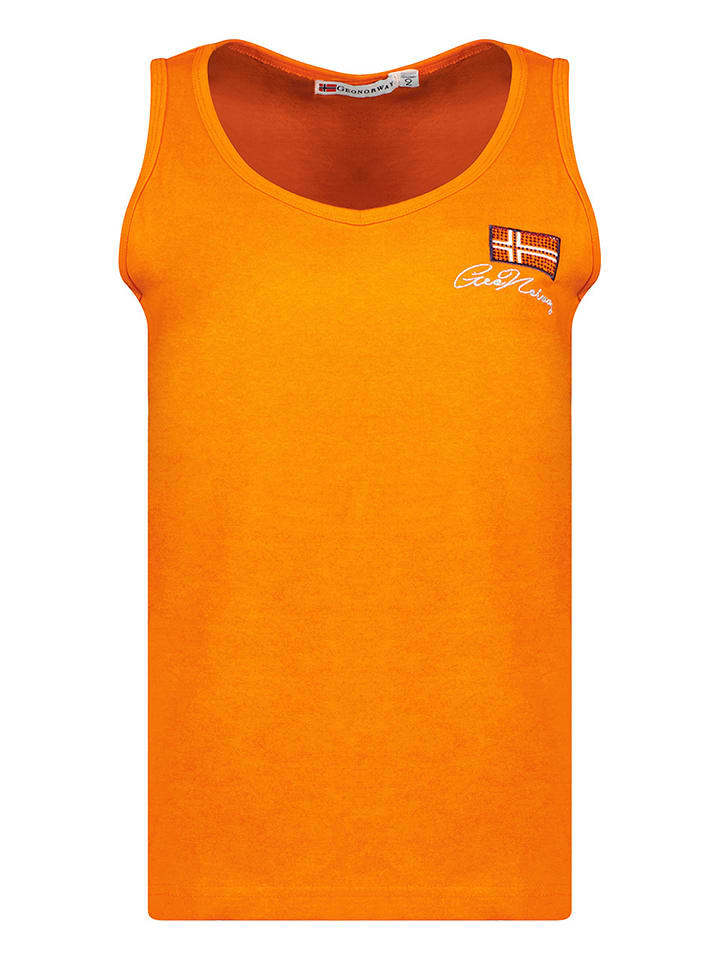 Geographical Norway Top "Jupette" w kolorze pomarańczowym rozmiar: XXL